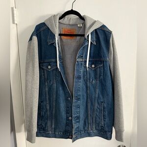 Levi's Gray and Blue Denim Jacket